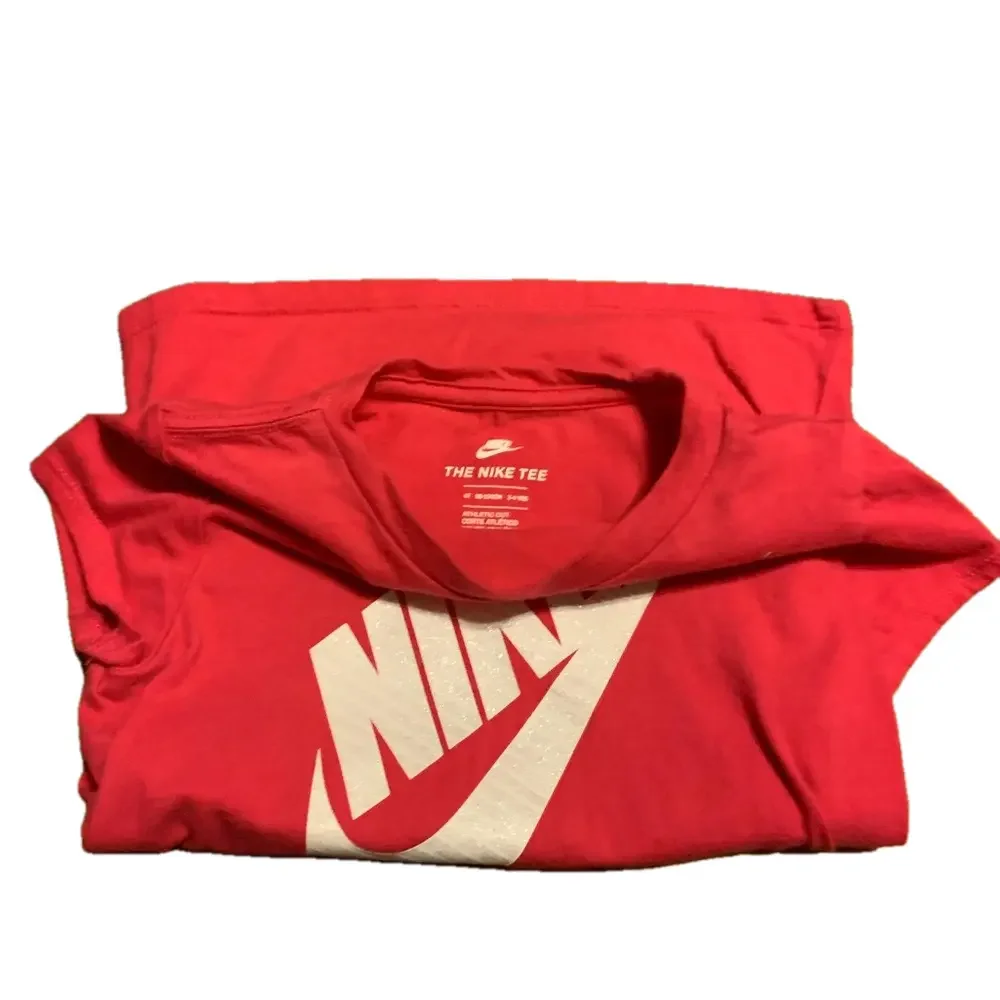 Nike Hot Pink Glitter Graphic T-Shirt
